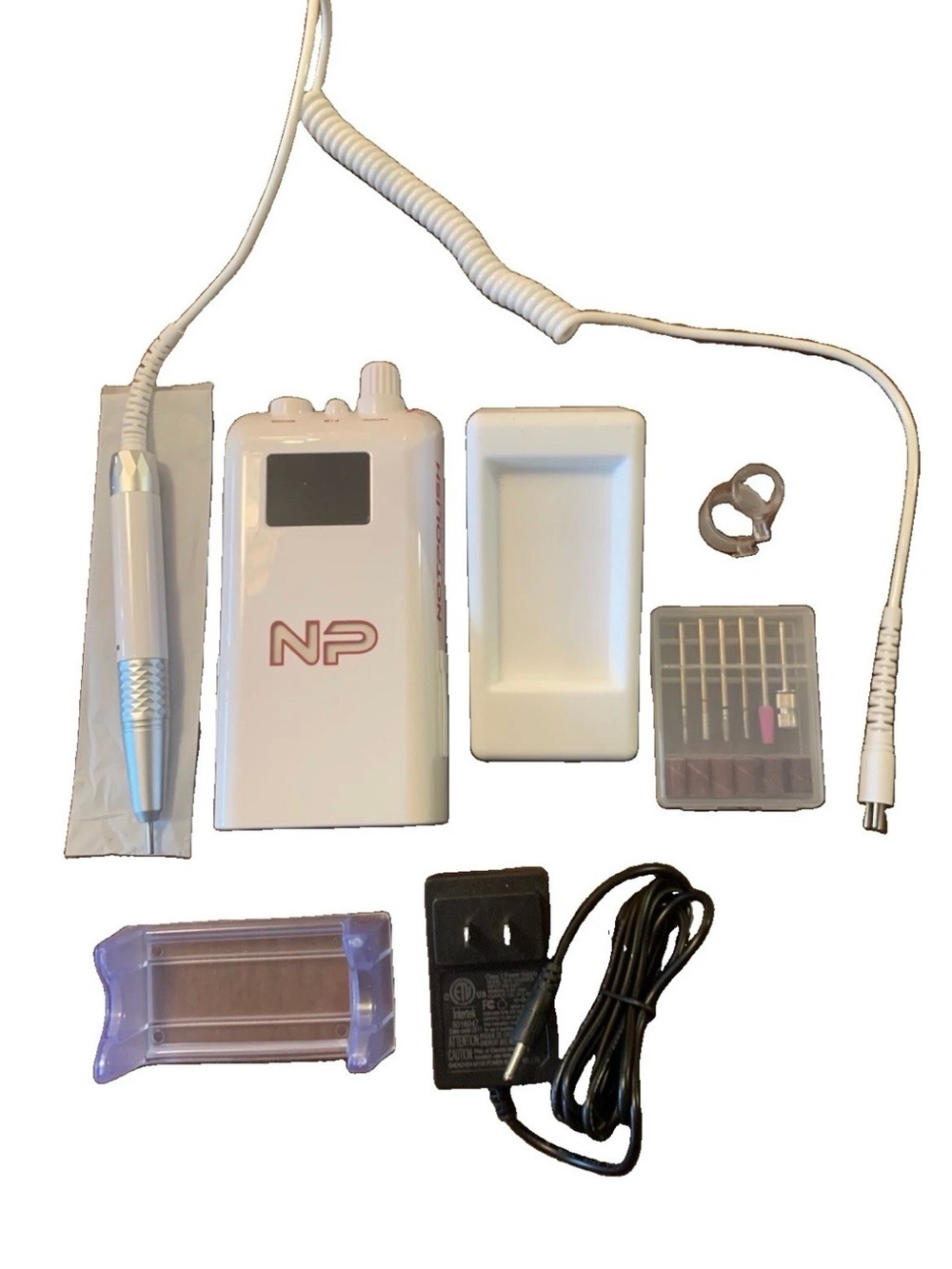 Notpolish LuxePro Rechargeable Nail E-File Drill Ivory 35,000 RPM New Open Box